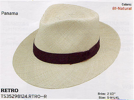 Retro Panama Hat